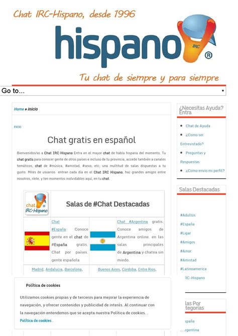 chat hispanos|chat hispano gratis en español.